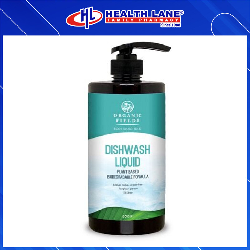 ORGANIC FIELDS DISH WASH (600ML)